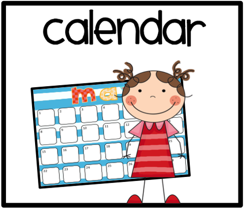 Master School Calendar - Flat Stanley Girl Template (615x421)