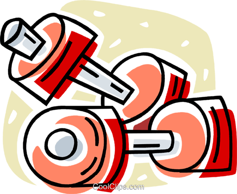 Halteres Livre De Direitos Vetores Clip Art Ilustra - Halteres Clipart (480x394)