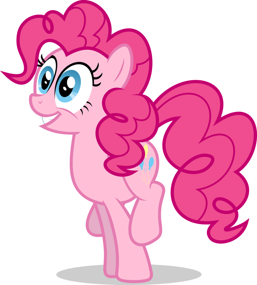 Mlp Fim Pinkie Pie - My Little Pony Pinkie Pie Walking (849x941)