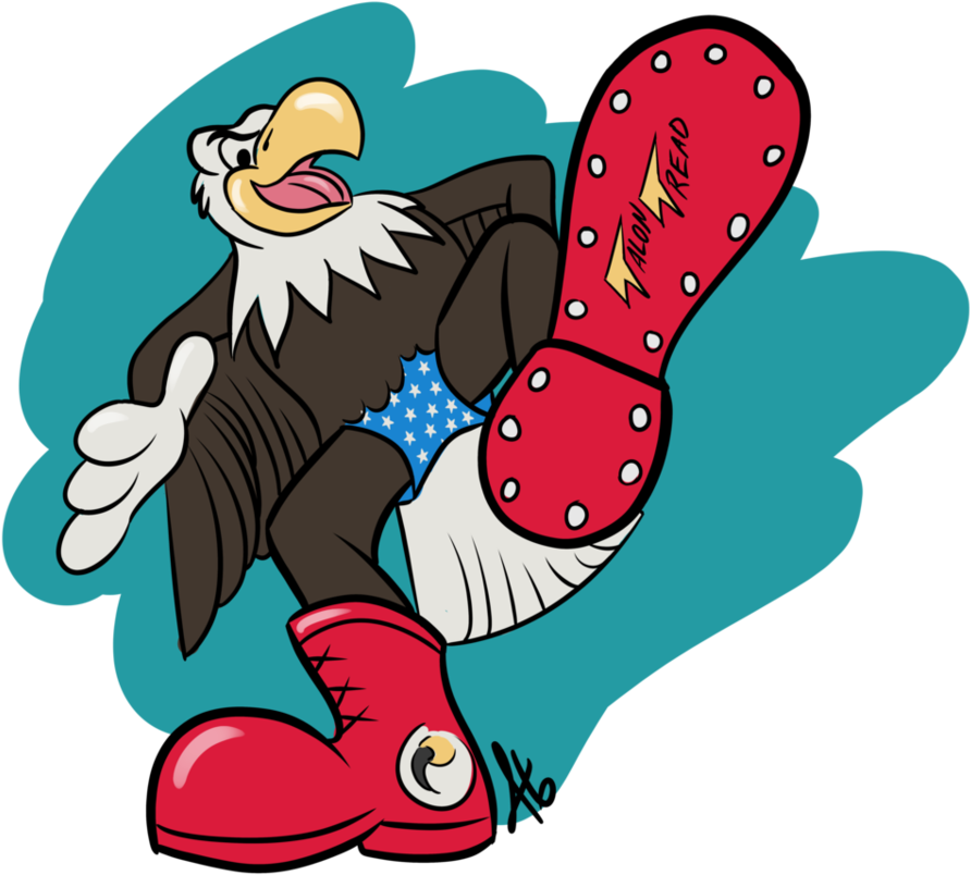 Eagle Stomp By Haliaeetus123 - Bald Eagle (962x830)