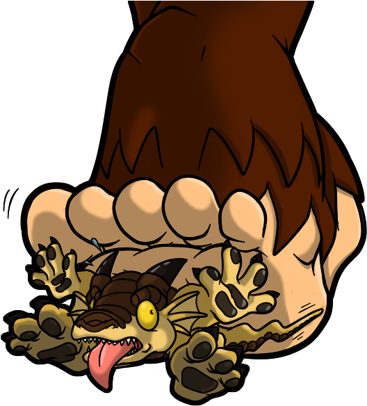 Drangu-shur Stomped - Cartoon (600x600)