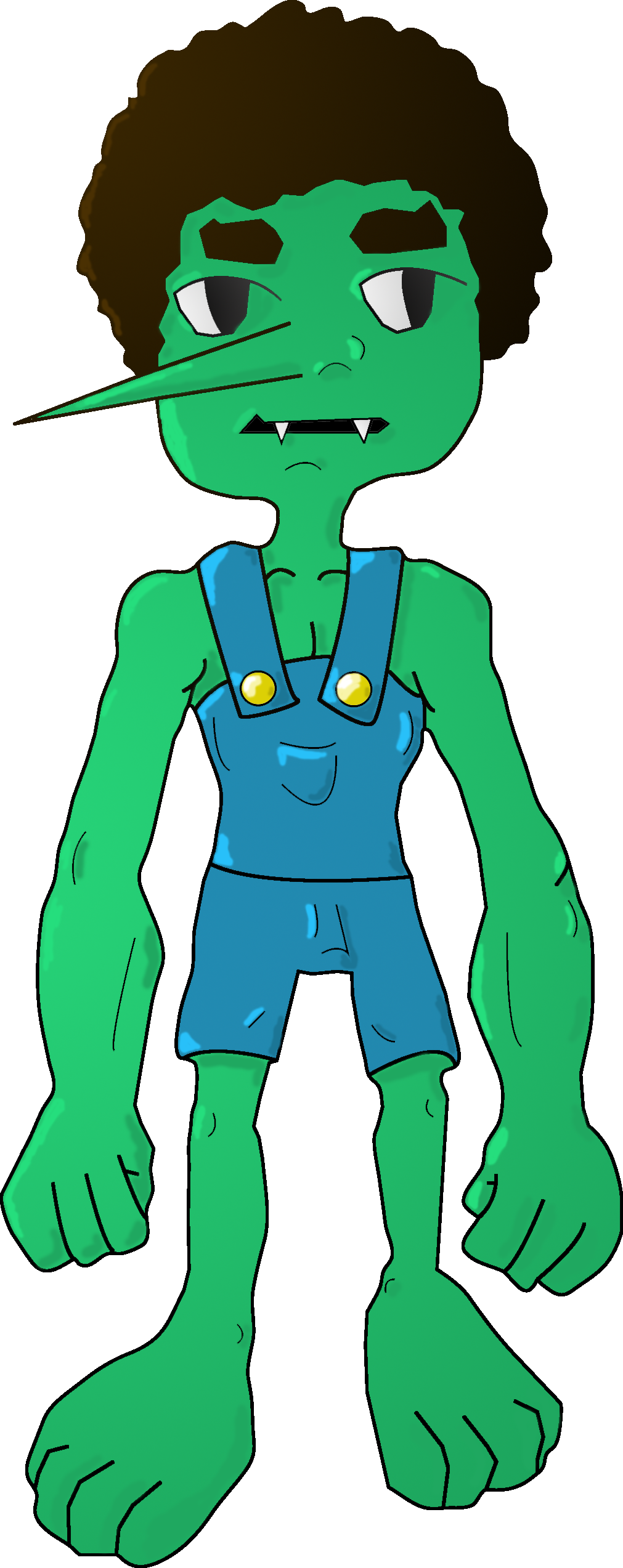 So Finally It Came Together And We Have The Final Polyshaded - Cartoon (1011x2546)