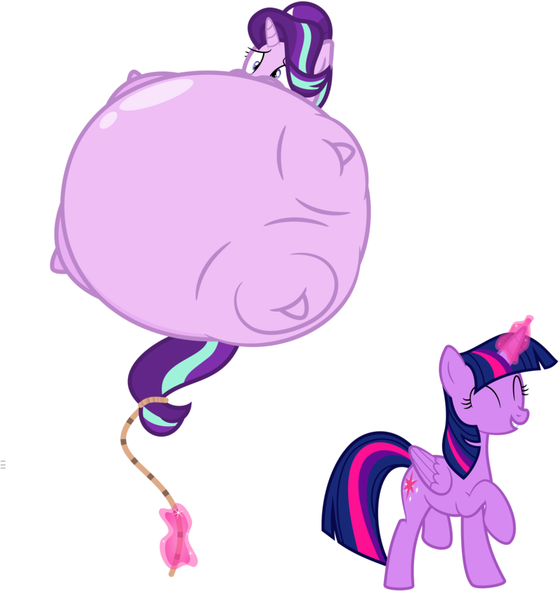 ''spare Balloon'' By Worstsousaphonehorse - Starlight Glimmer Inflation (894x894)