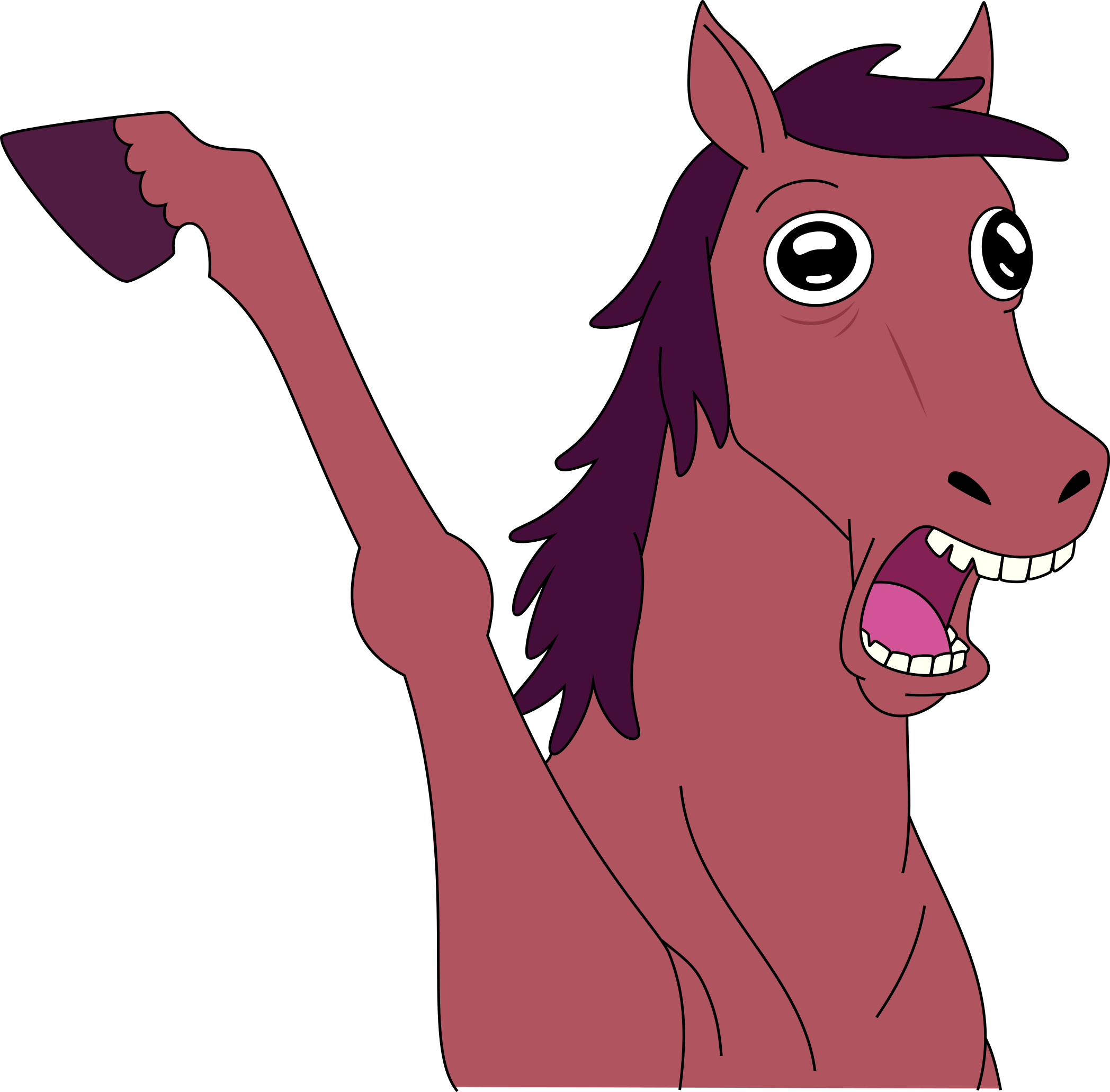 Derp Horse By Qsc123951 - Derp Horse Transparent (2096x2062)
