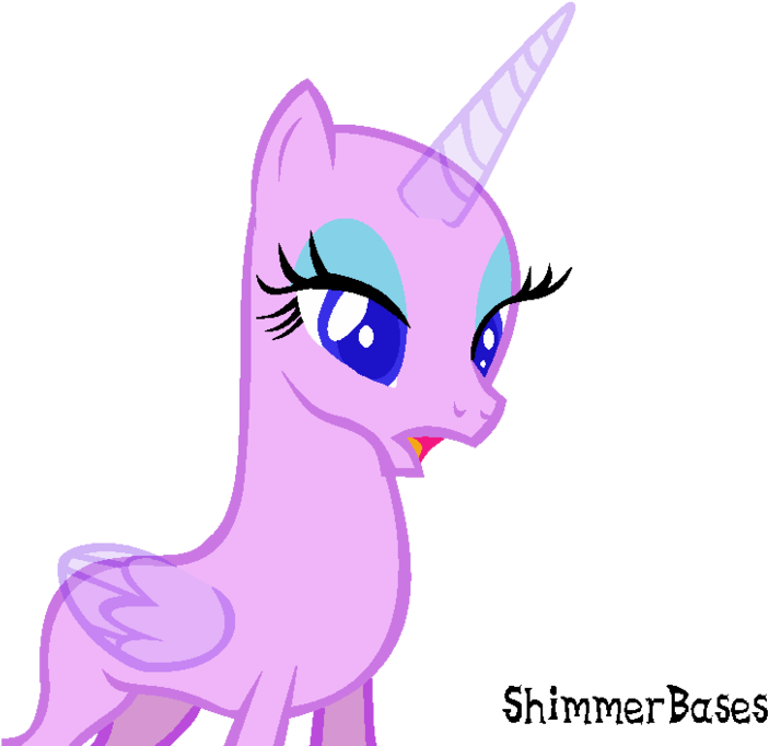 #13 Mlp Base- I Am A Magical Horse - Horse (800x686)