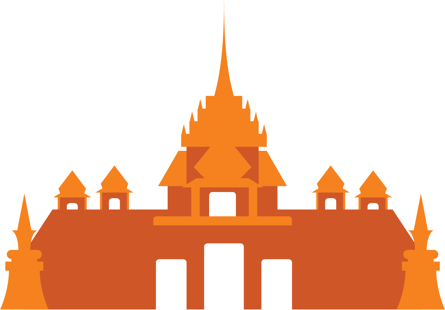 Bangkok Euclidean Vector Adobe Illustrator - Illustration (1434x1001)