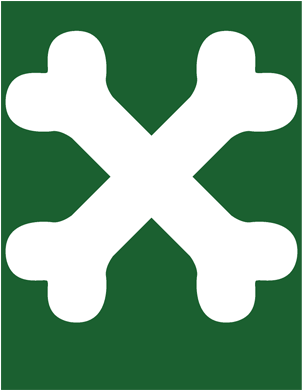 Cross Bones Stencil - Parallel (312x800)