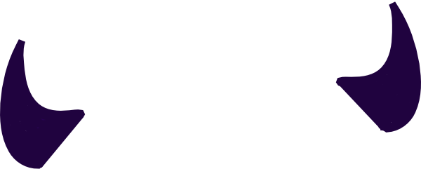 Purple Devil Horns Clip Art At Clker - Devil Horns Png Clipart (600x241)