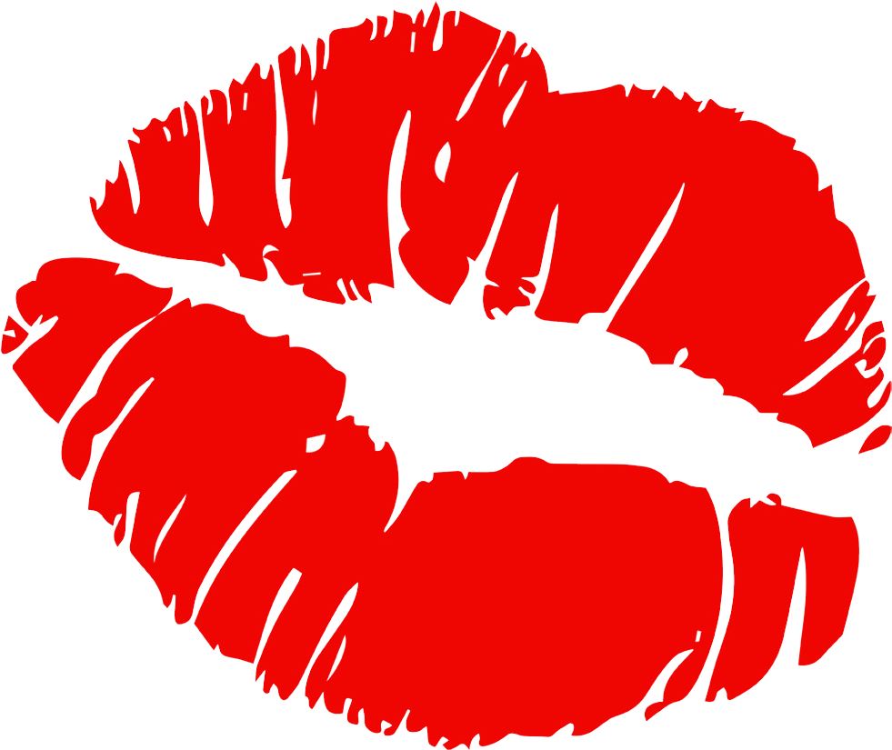 Kissing Clipart Transparent Background - Kiss Mark Transparent (1000x1000)