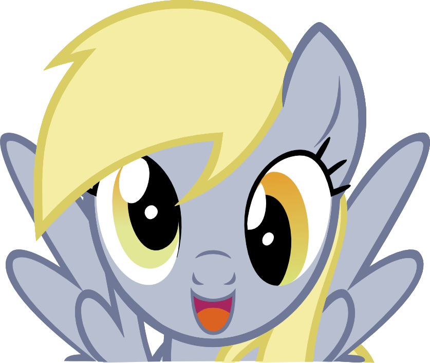Aderpable By Shadowweaver97 - Mlp Derpy Hooves Face (837x706)