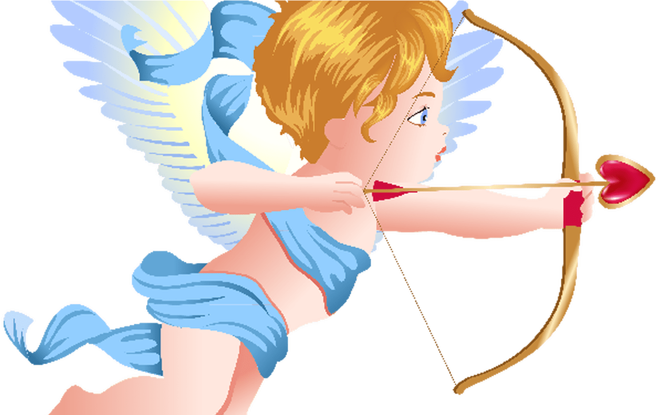 Cupid Boy And Girl Valentine Images - Cupid Png (1368x855)