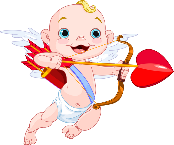Cupidon Dessin En Couleur Png (600x500)