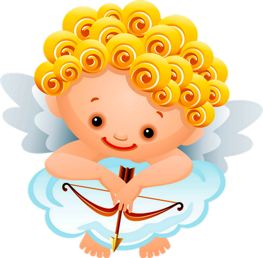 Cartoon Angels Png (530x520)