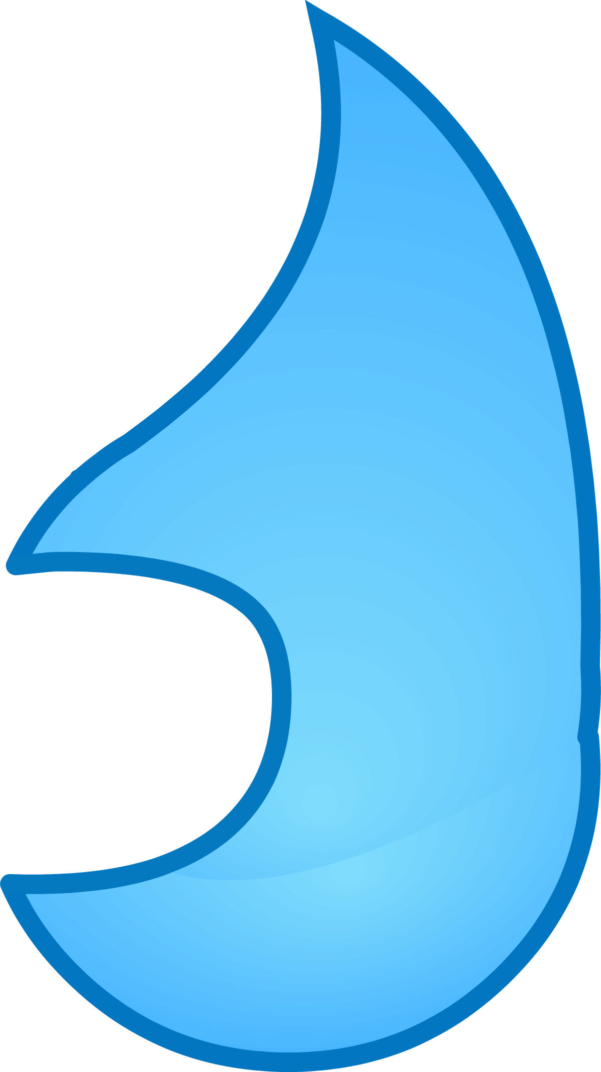 Blue Cruciform Wiki Clip Art - Bfdi Liy Body (1200x2140)