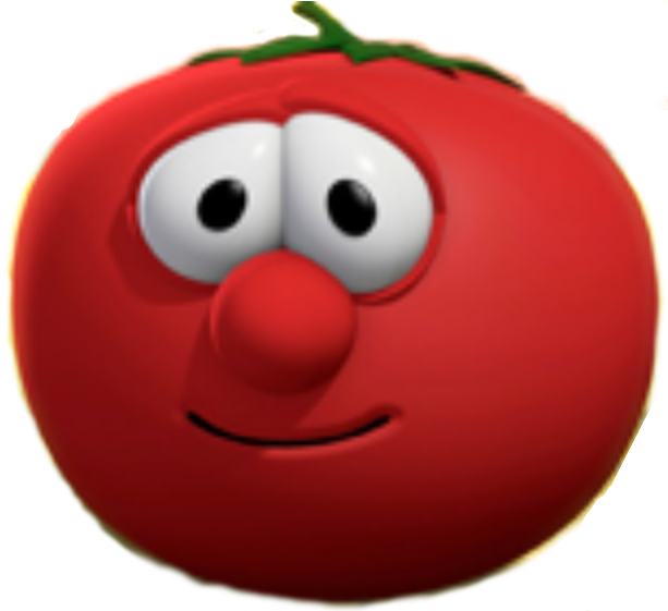 Bob The Tomato Archibald Asparagus Drawing Big Idea - Veggietales Bob Png (920x725)