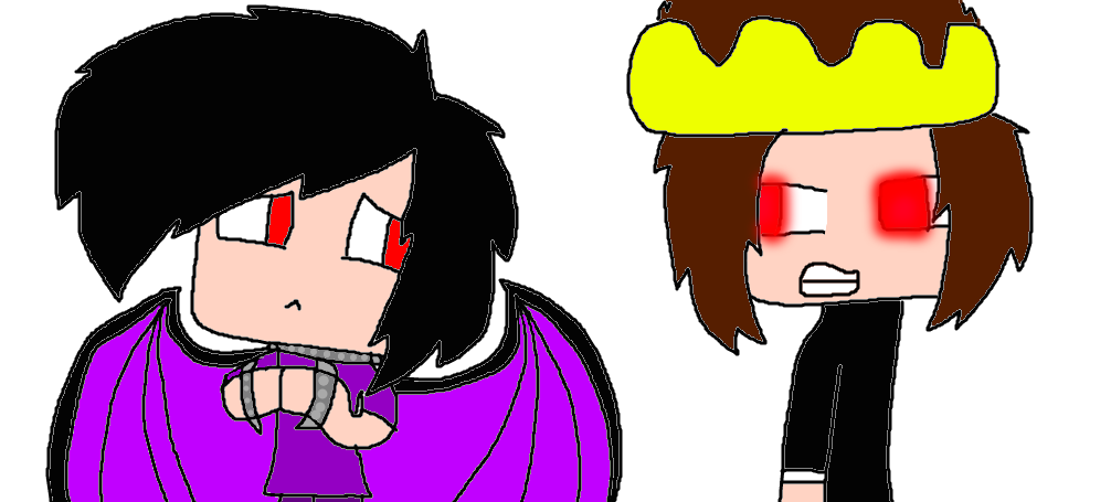 Bryne And His Master By Ask Lord Herobrine - Cartoon (1006x455)