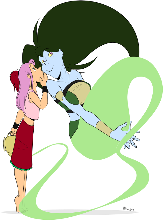 Whisper And Griha By Hiss-graphics - Cartoon (606x820)