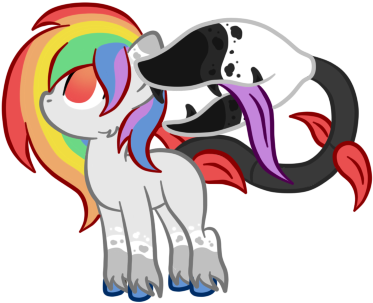 Secret And Whisper By Creepyshadow13 - Mlp Oc Plant Pony (384x316)