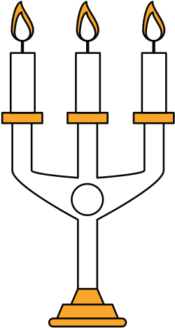 Burning Old Candle Vintage Icon - Burning Old Candle Vintage Icon (550x550)