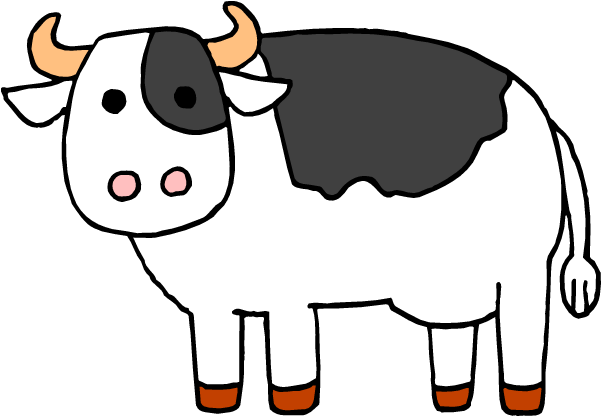 Cartoon Cow Images Free Clip Art On - Cartoon Cow (600x600)