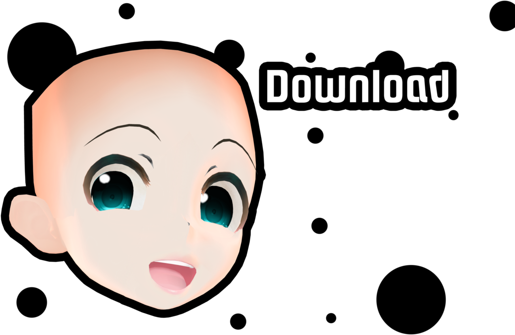 Mmd Face Merge Download By Meinukurai - Mmd Model Base Download (1095x730)