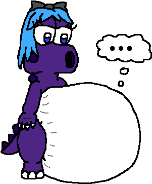 A Purple Birdo's Gothic Grub By Dimensional-expander - Birdo (320x395)
