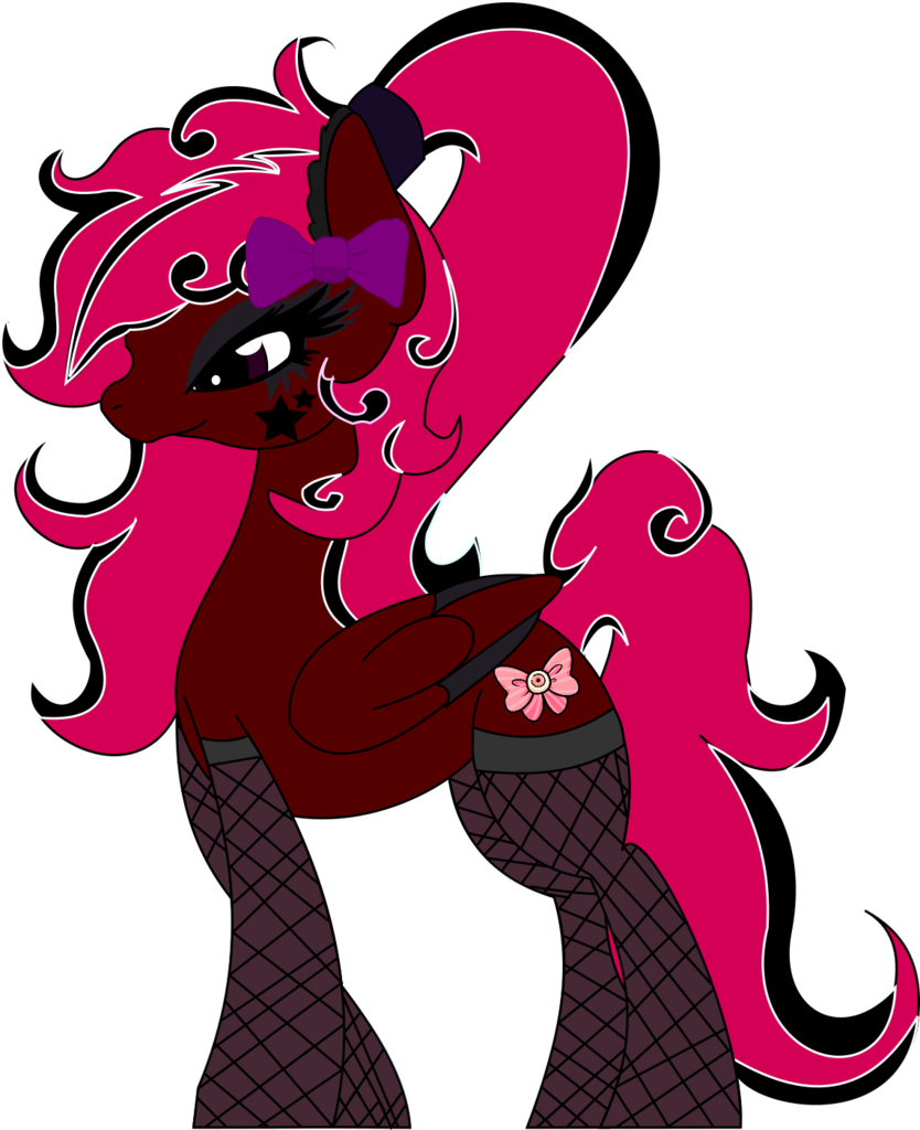 Eryacaambers, Goth, Oc, Oc - Cartoon (834x1024)
