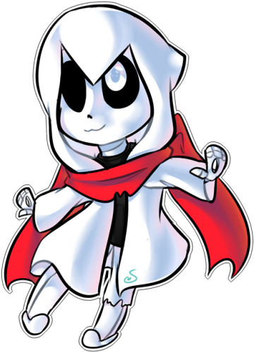 “ Chibi Goth Nwn/ Goth - Cartoon (500x519)