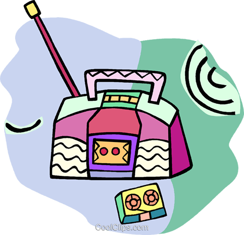 Ghetto Blaster Royalty Free Vector Clip Art Illustration - Ghetto Blaster Royalty Free Vector Clip Art Illustration (480x462)