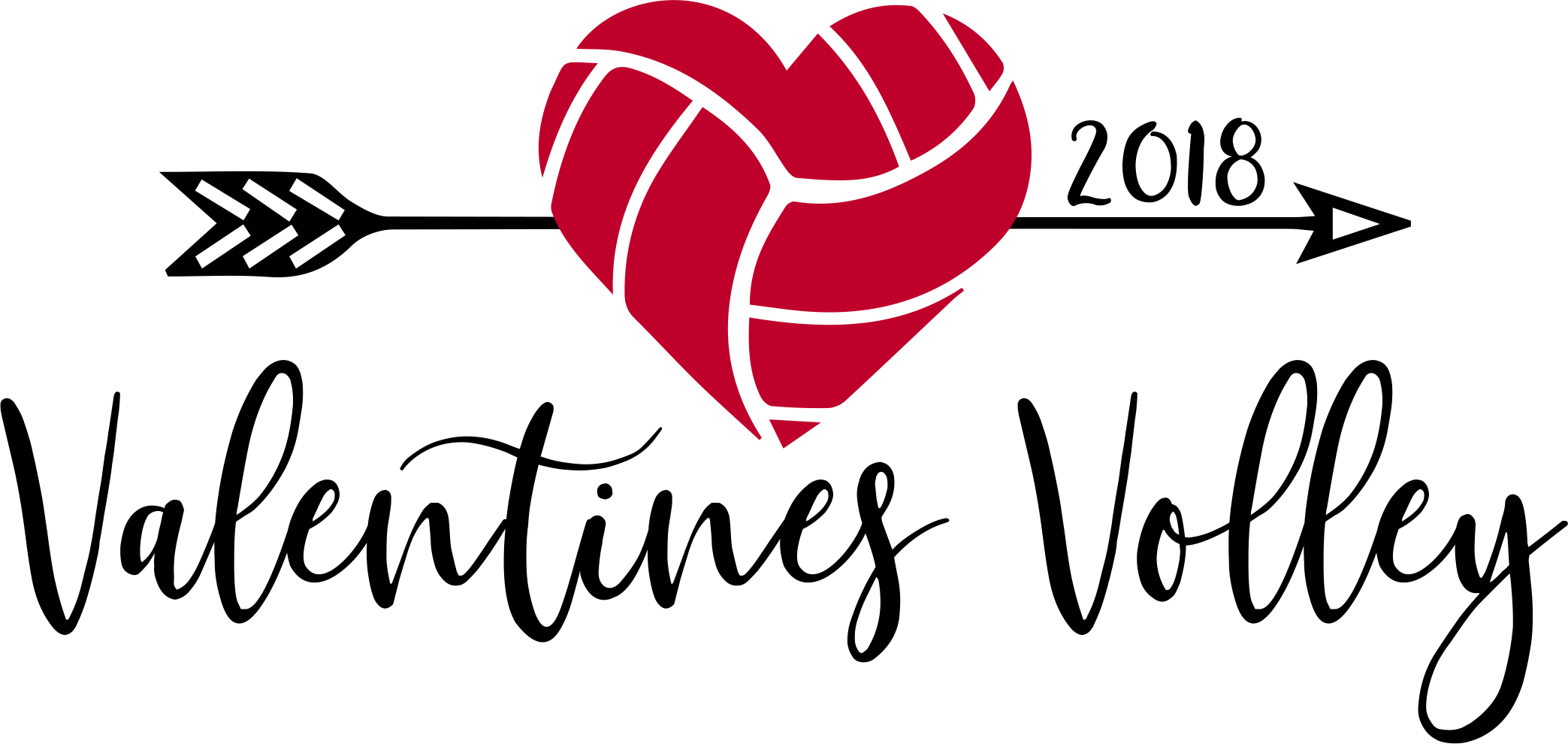 Valentine Volley Image - Heart (2087x990)