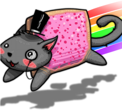 Ghetto Men - Epic Nyan Cat (400x400)