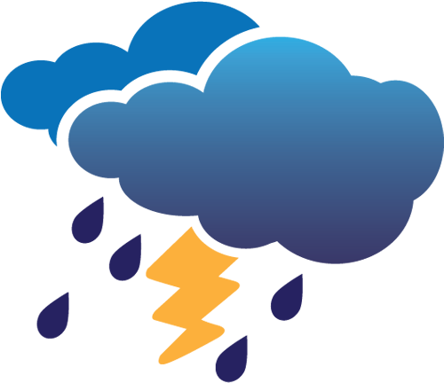 A Thunderstorm Icon - Thunderstorm Icon Png (512x512)