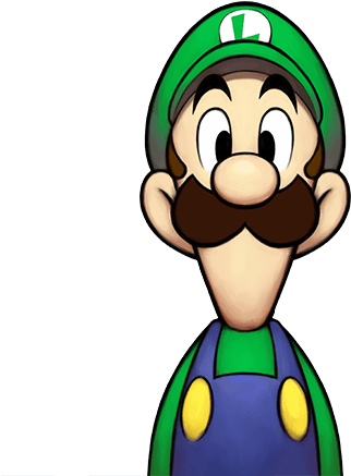 Nintendo Clipart Luigi - Mario And Luigi Superstar Saga Bowser's Minions Luigi (370x436)
