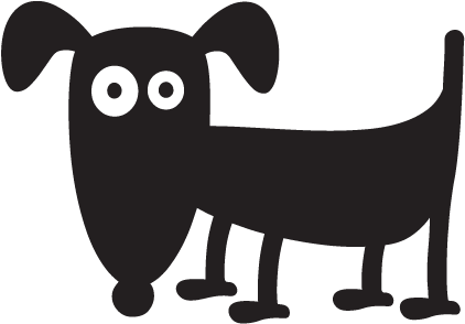 Puppy Party Animal Wall Art Decal - Trading Phrases Dog Wall Decal (451x451)