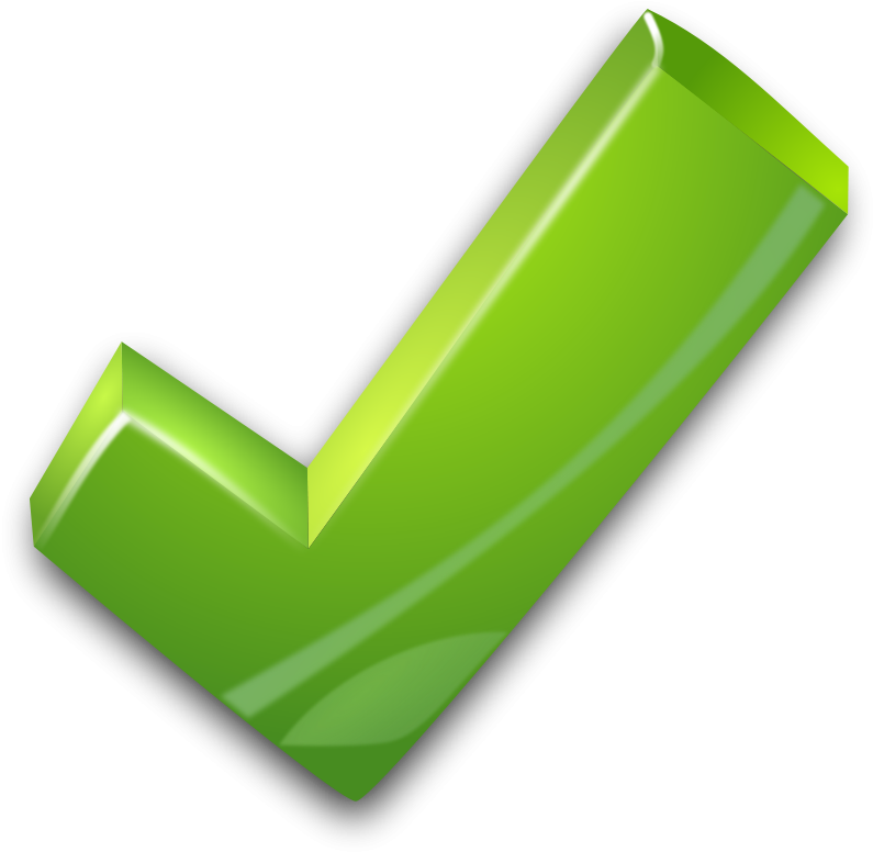 Hake Clip Art Download - Green Tick (2395x2330)