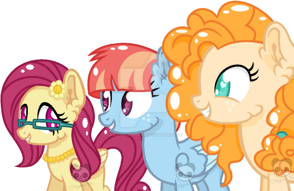 Mrs Shy, Windy And Buttercup By Lavender-doodles - My Little Pony: Friendship Is Magic (1024x681)