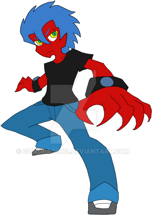 Boxer Blazer By Gumdragonz - Panty & Stocking Oc Boxers (600x734)