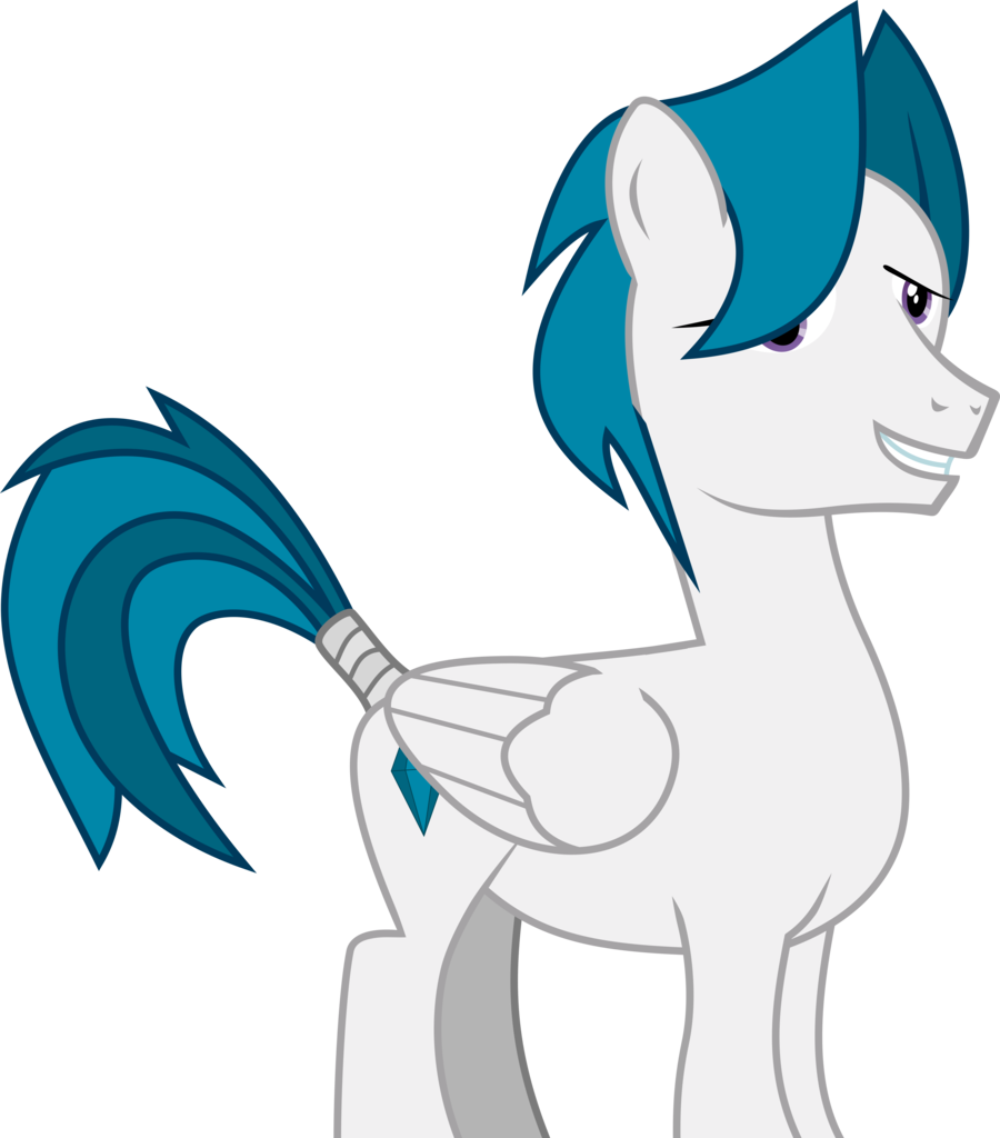 Frownfactory, Blue Hair, Blue Mane, Blue Tail, Male, - Art (900x1024)