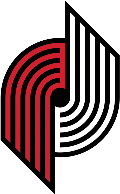 Corrected Trailblazers Logo - Portland Trail Blazers Artwork (475x750)