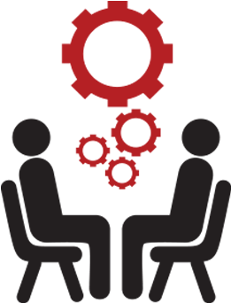 4) Our Services Are Guaranteed To Ensure Optimum Satisfaction - Gear Silhouette Vector (369x343)