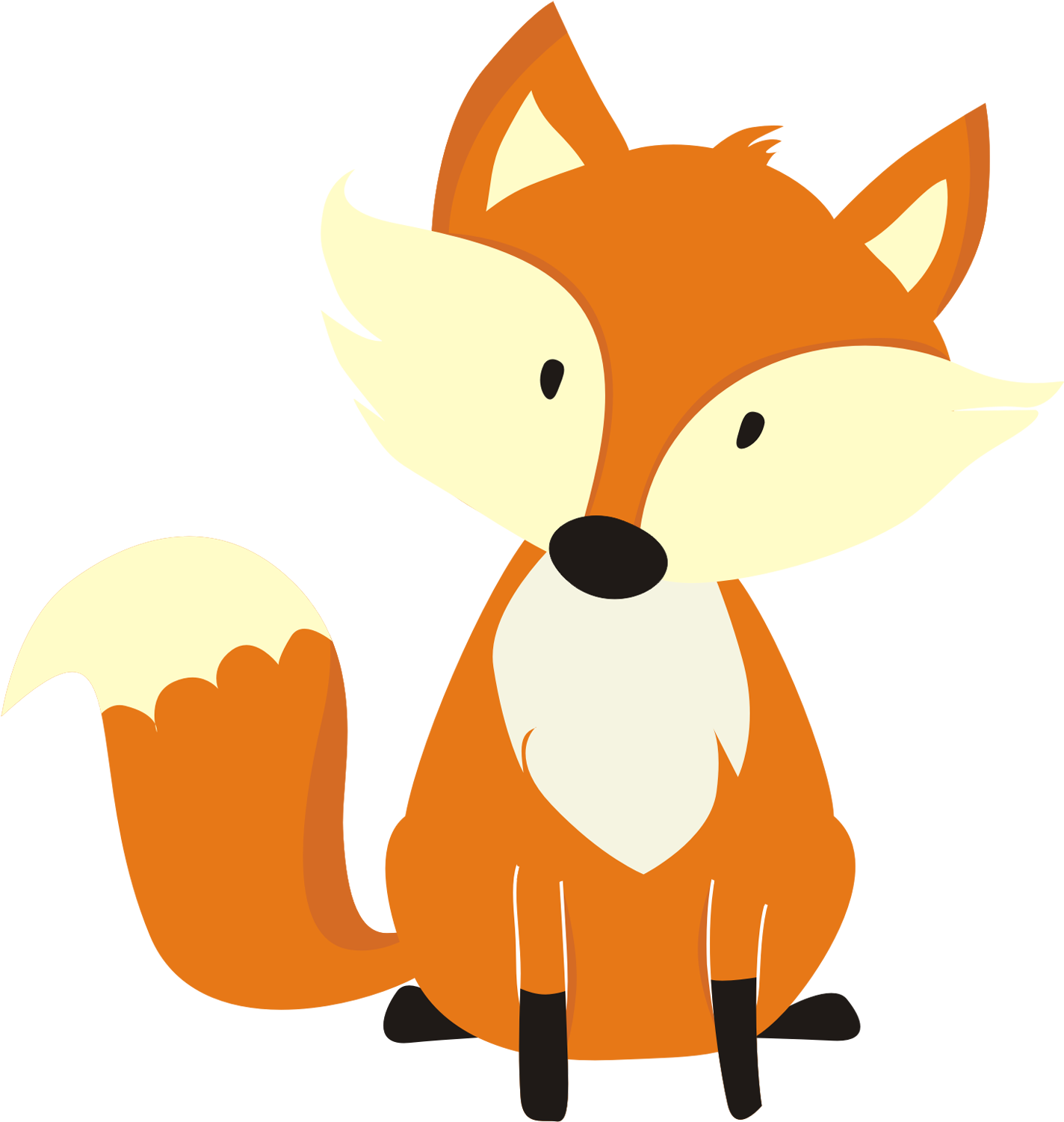 Dramatic Play Clip Art For Kids - Happy Valentines Day Fox (1515x1541)