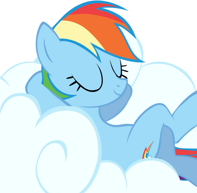 Rainbow Dash Cloud Png (821x821)