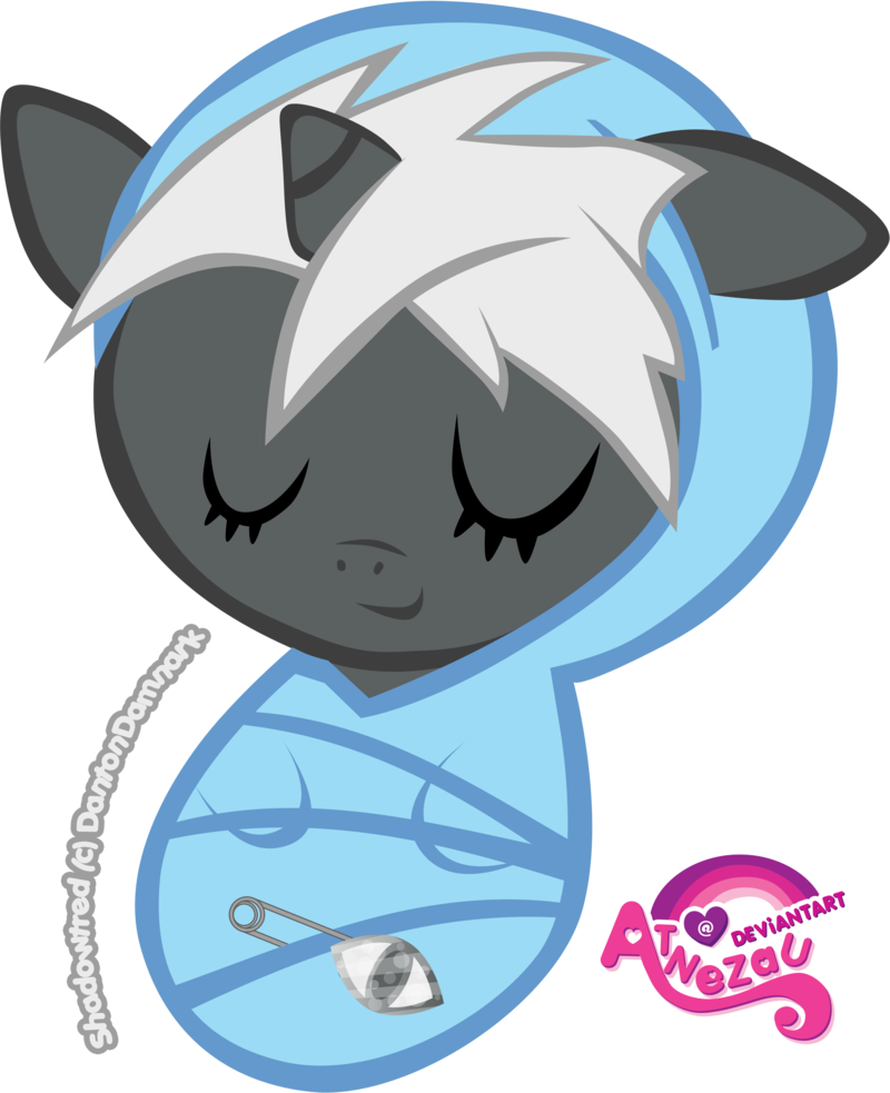 Newborn Shadowtred By Atnezau - Mlp Pinkie Pie Baby (800x983)