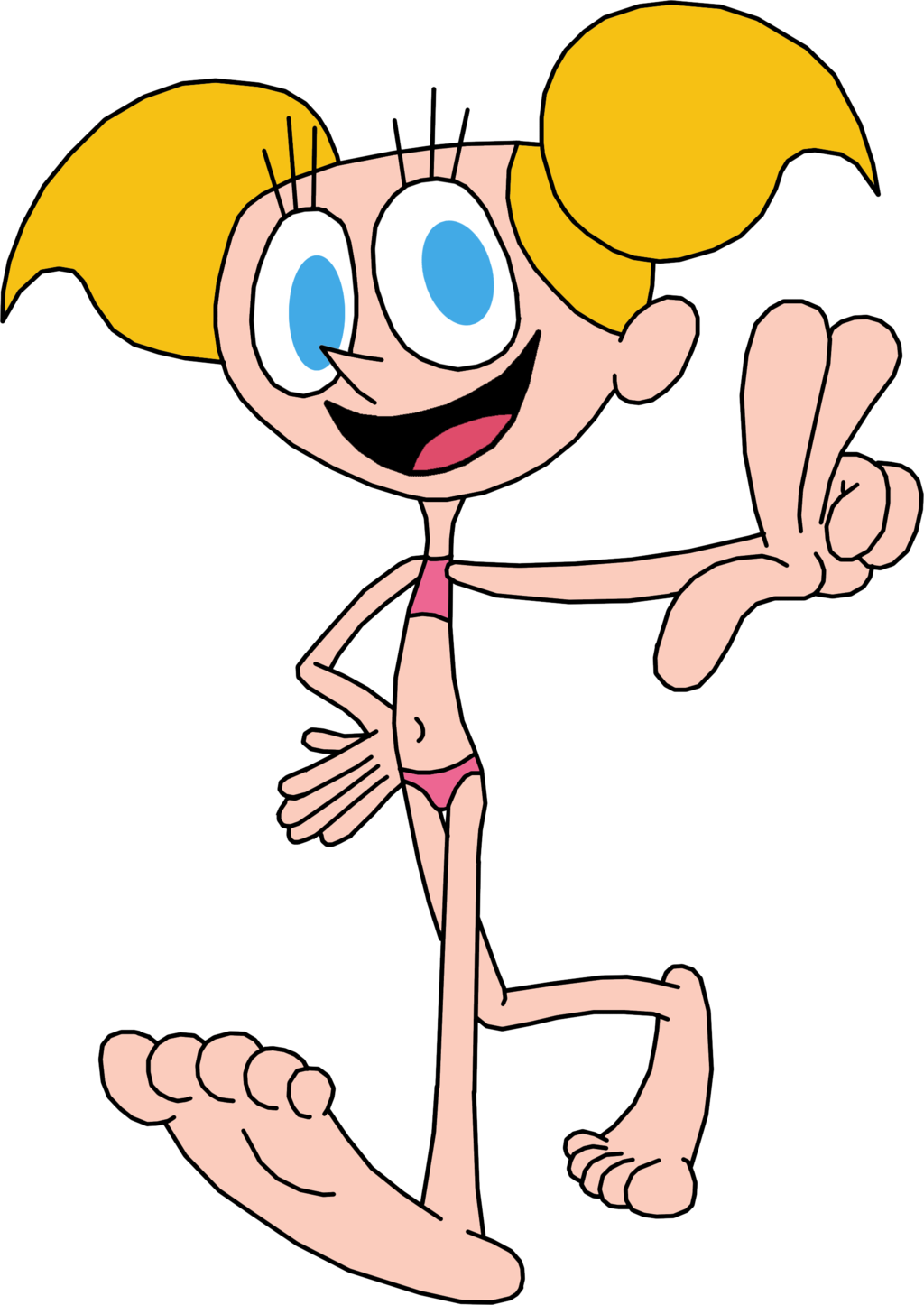 Cartoon Network Bikini Deviantart - Dexter Laboratory Dee Dee Bikini (1024x1446)