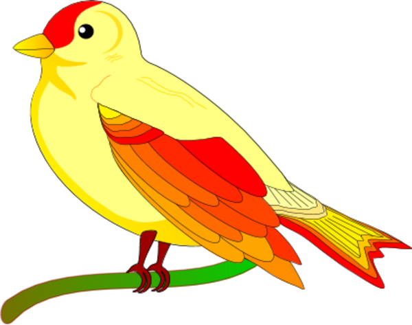 Bird Clipart - Animated Pictures Of Bird (600x473)