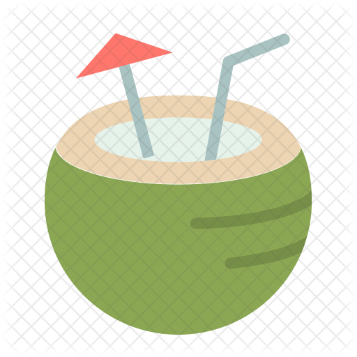 Coconut Icon - Illustration (512x512)