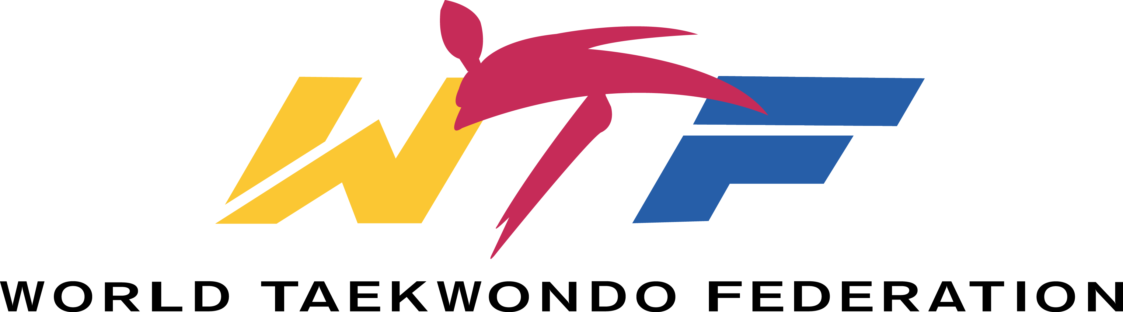 Wtf-world Taekwondo Federation Logo - World Taekwondo Federation (3691x1026)