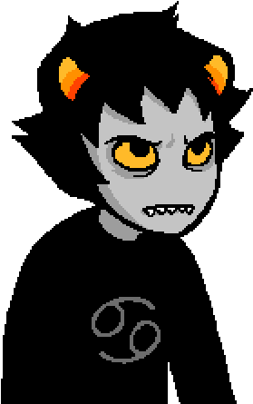 Dracula Clipart Facelift - Karkat Talksprite (350x480)