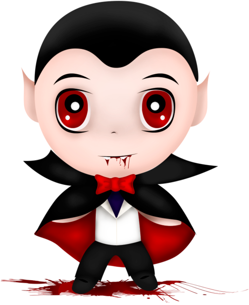 Dracula By Edaherz - Dracula Chibi (600x727)