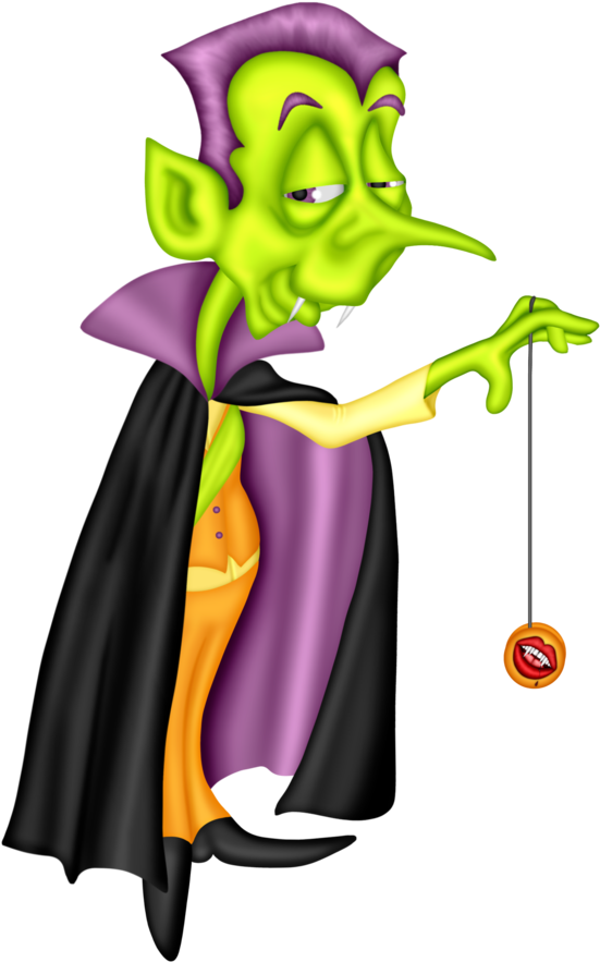 Creepy Clipart Dracula - Clip Art (609x900)